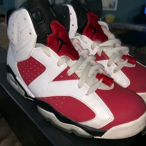 Jordan 6 carmine size 9.5